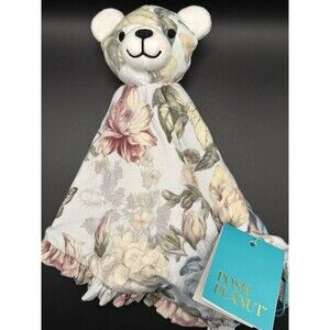 Posh Peanut Floral Bear Lovey Bluebirds Flowers NWT Soft Boutique Blanky